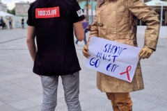 18 травня 2018 року - Акція до Дня пам’яті людей, які померли внаслідок епідемії ВІЛ/СНІДу